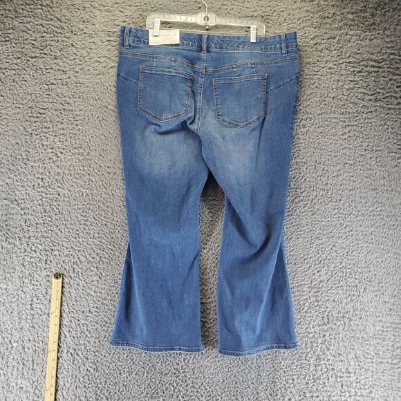 Cato Jeans Womens 20W Petite Blue Contour Fit Hourglass Bootcut Stretch *NWT* - Picture 16 of 16